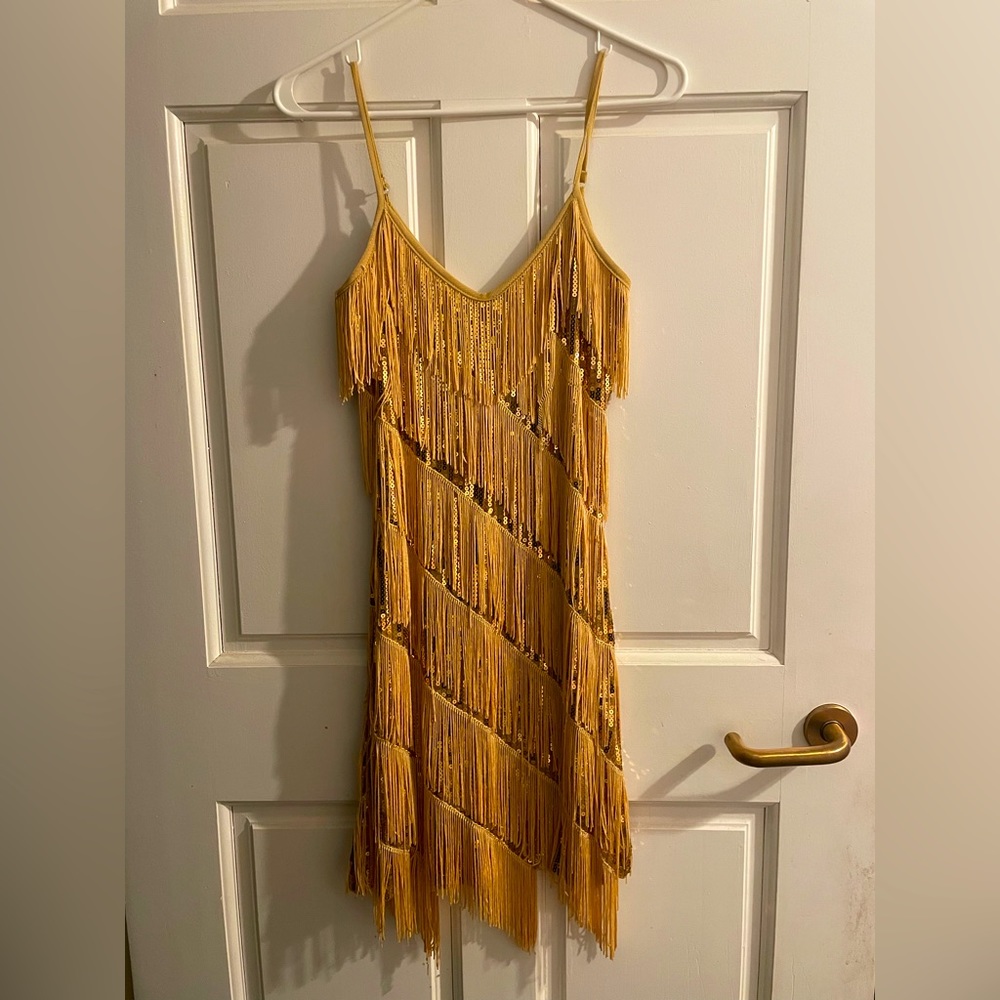 Gold Flapper Dress